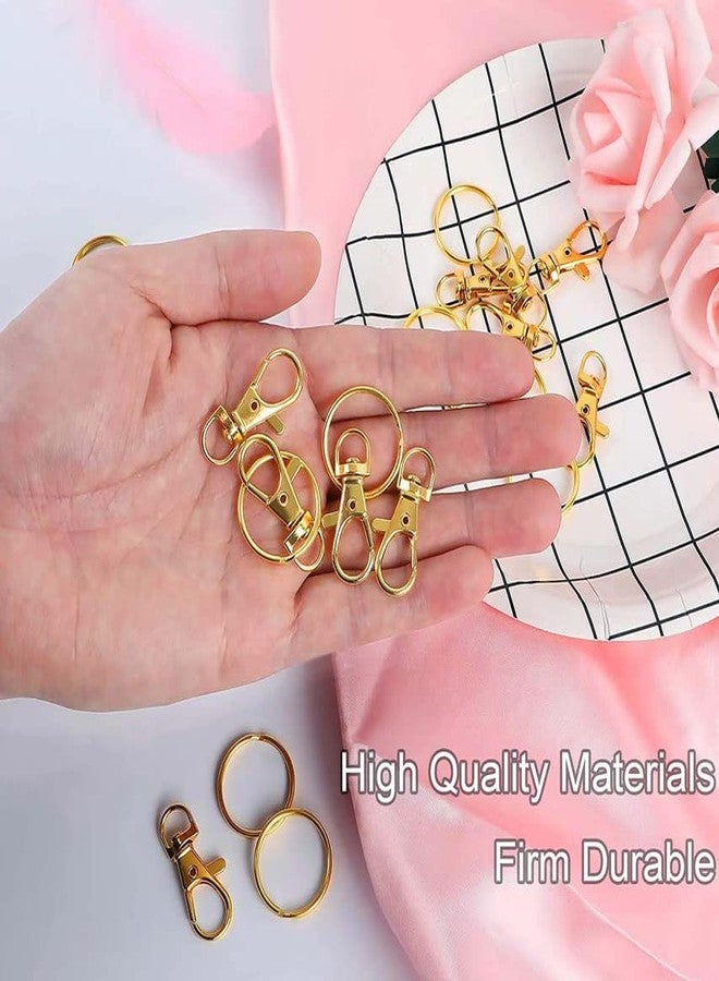 دي آي واي كرافتس مجموعة أدوات يدوية الصنع، لون برونزي عتيق، مشابك وحلقات معدنية لسلسلة المفاتيح، خطافات سلسلة المفاتيح مع حلقات مفاتيح لتعليقها، مفاتيح، مجوهرات، أعمال فنية يدوية، مجموعة أدوات صنع المجوهرات، لون ذهبي و(قطعة واحدة، لون برونزي عتيق) - Image 5